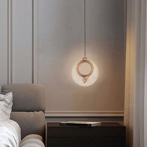Lampadario A Sospensione In Cristallo Lhj110-1cp Light Rose Gold