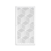 CUBIC - Pannello in PVC traforato - Parasole Misura: 73x148 cm, Colore: bianco
