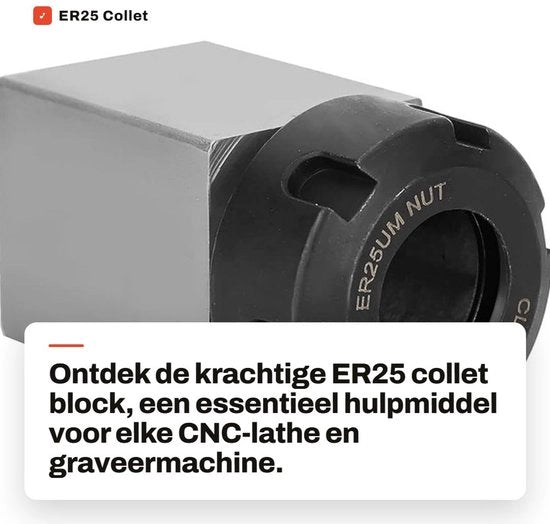 Blocco Collet - Acciaio di Alta Qualità - Orefice Collet - Macchina CNC - Macchina di Stampa - Attrezzo di Precisione - Duraturo e Affidabile - Orefice Collet