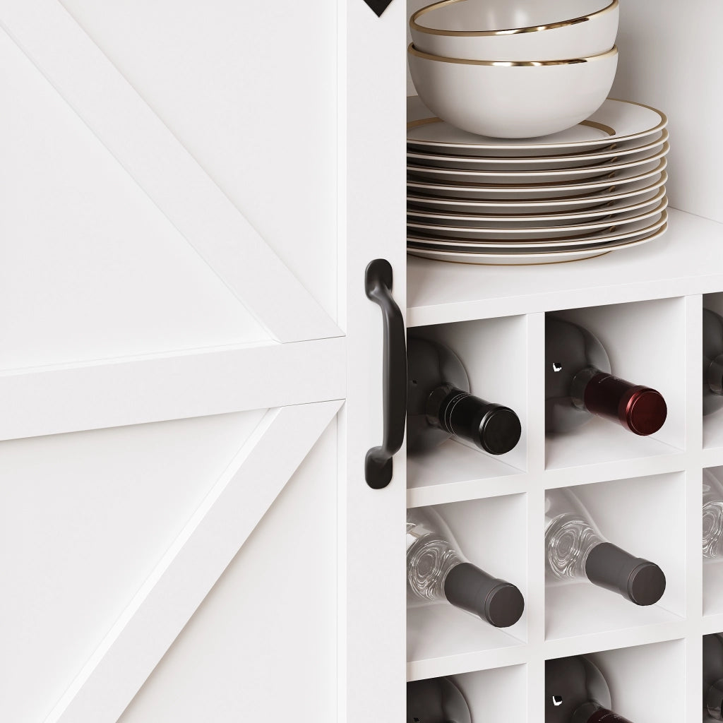ARMADIO Cucina 105 x 38,4 x 180 cm MDF Bianco con LED