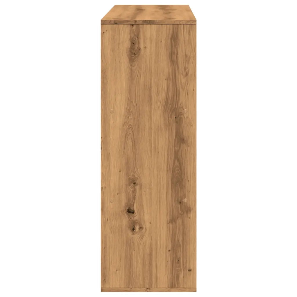 Libreria-Scaffale per Libri-Mobile di Stoccaggio Rovere Artigianale 100x33x94,5 cm in Truciolato