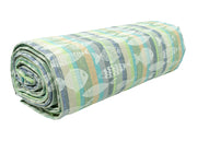 Telo Arredo Granfoulard Copritutto 100% Cotone Copriletto Multiuso Pescetti OB - 1 Piazza - Verde