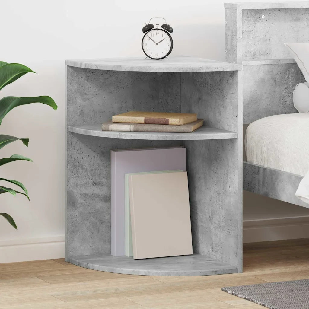 Tavolino Grigio cemento 39,7 x 39,7 x 60 cm Legno multistrato 891133