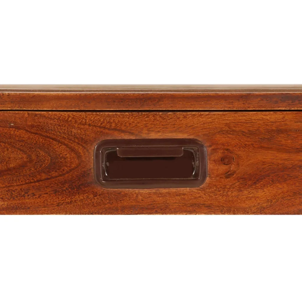 Libreria in Legno Acacia con Finitura Miele 60x30x160 cm cod mxl 66288