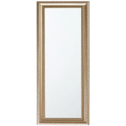 Specchio da terra dorato Argento 51 x 141 cm Cornice rettangolare Decorazione del pavimento Soggiorno Camera da letto Comò