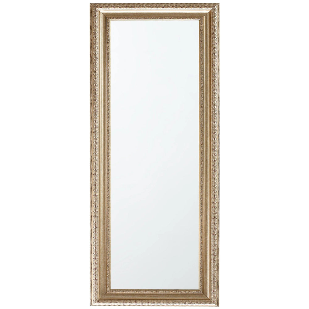 Specchio da terra dorato Argento 51 x 141 cm Cornice rettangolare Decorazione del pavimento Soggiorno Camera da letto Comò