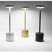 Trade Shop - Lampada Da Tavolo Moderna Ricaricabile Usb Touch Portatile Luminosità Regolabile -
