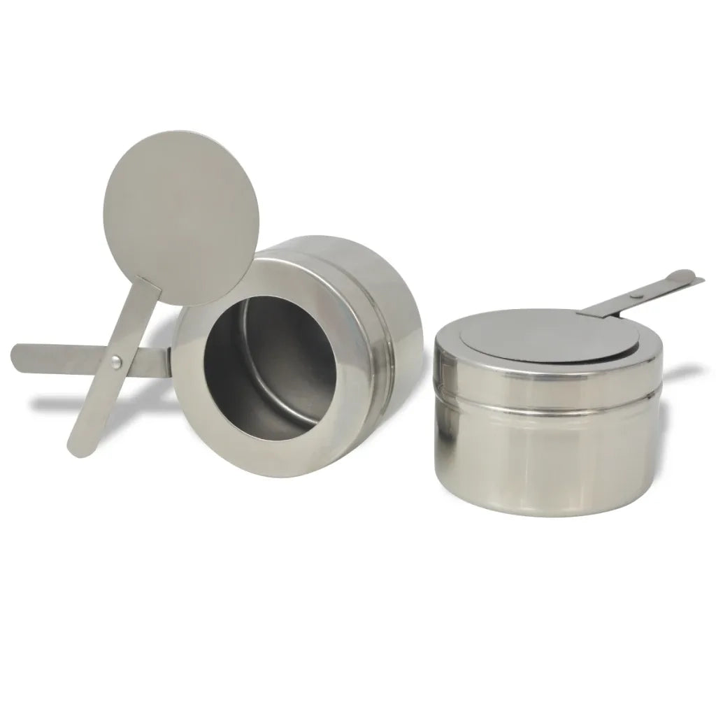 Set 2 pz Teglie Scaldavivande in Acciaio Inossidabile 50528