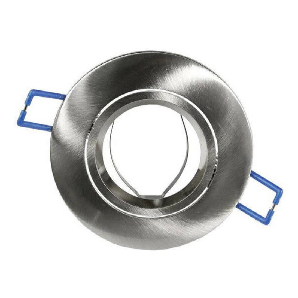 Trade Shop - Porta Faretto Da Incasso Tondo Supporto Faretti Portafaretto Controsoffitto P12 -