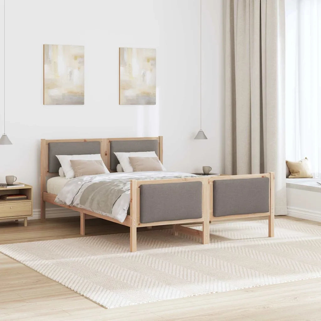 Struttura del letto con testiera Talpa 140 x 200 cm Tessuto 3394266