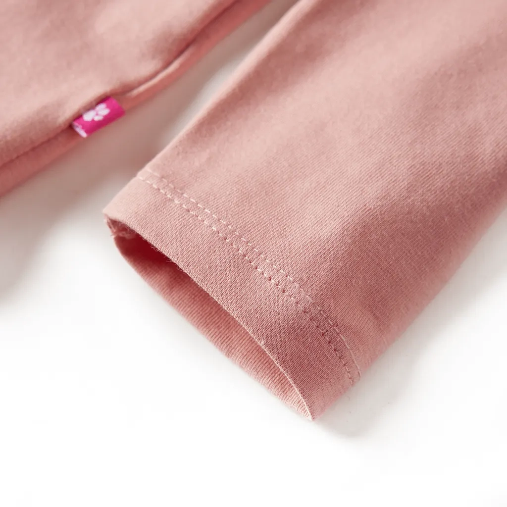 Maglietta per Bambini a Maniche Lunghe Rosa Chiaro 140