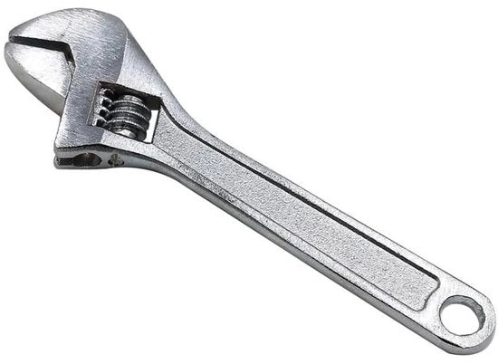 Chiave a gommata regolabile - Antiscivolo - Chiave compatta - Chiave metallica - Per riparazione - Chiave a dente profondo per un uso facile - Chiave 6 in 1