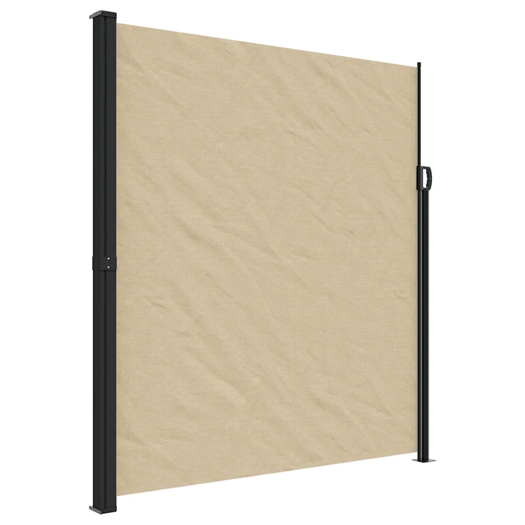 Tenda da Sole Laterale Retrattile Beige 220x300 cm 4004375
