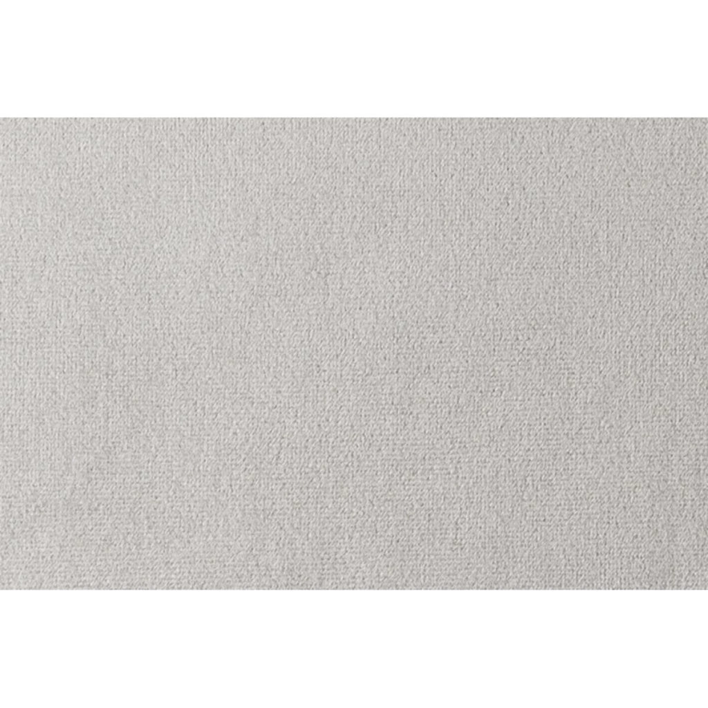 Testiera in tessuto velluto grigio chiaro imbottita L135 cm