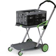 Carrello per spese con Ruote – Trolley per spese extra sostenibile – materiale resistente – impermeabile