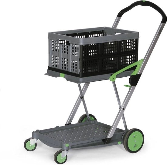 Carrello per spese con Ruote – Trolley per spese extra sostenibile – materiale resistente – impermeabile
