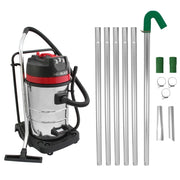 Kit di aspirazione per grondaie e aspirapolvere a secco e umido da 80 litri