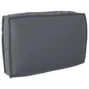 Cuscino Antracite 60 x 40 x 12 cm Tessuto Oxford 42001478