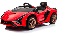 Macchina Elettrica per Bambini 12V con Licenza Lamborghini Sian FKP 37 Rossa
