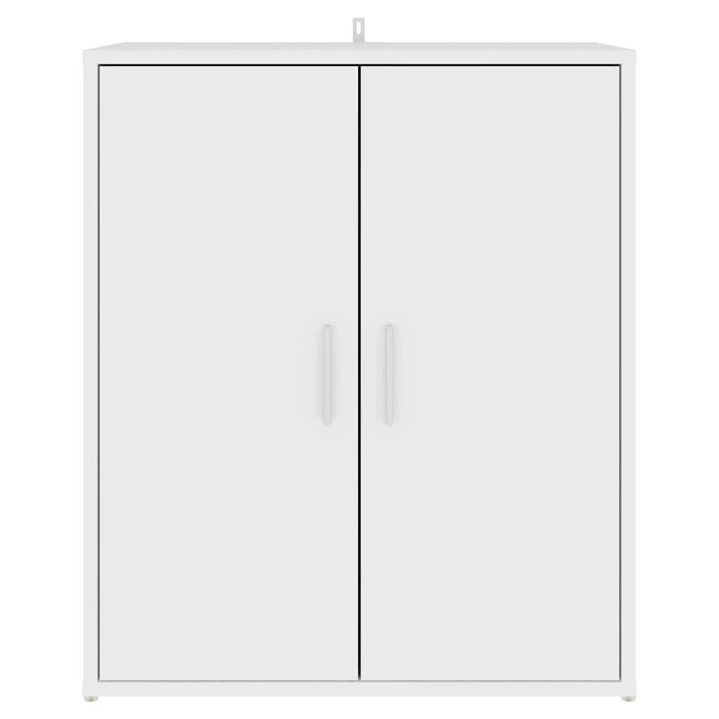 Scarpiera mobile contenitore per scarpe mobile per ingresso/corridoio/soggiorno 60 x 35 x 70 cm legno ingegnerizzato bianco 02_0021487