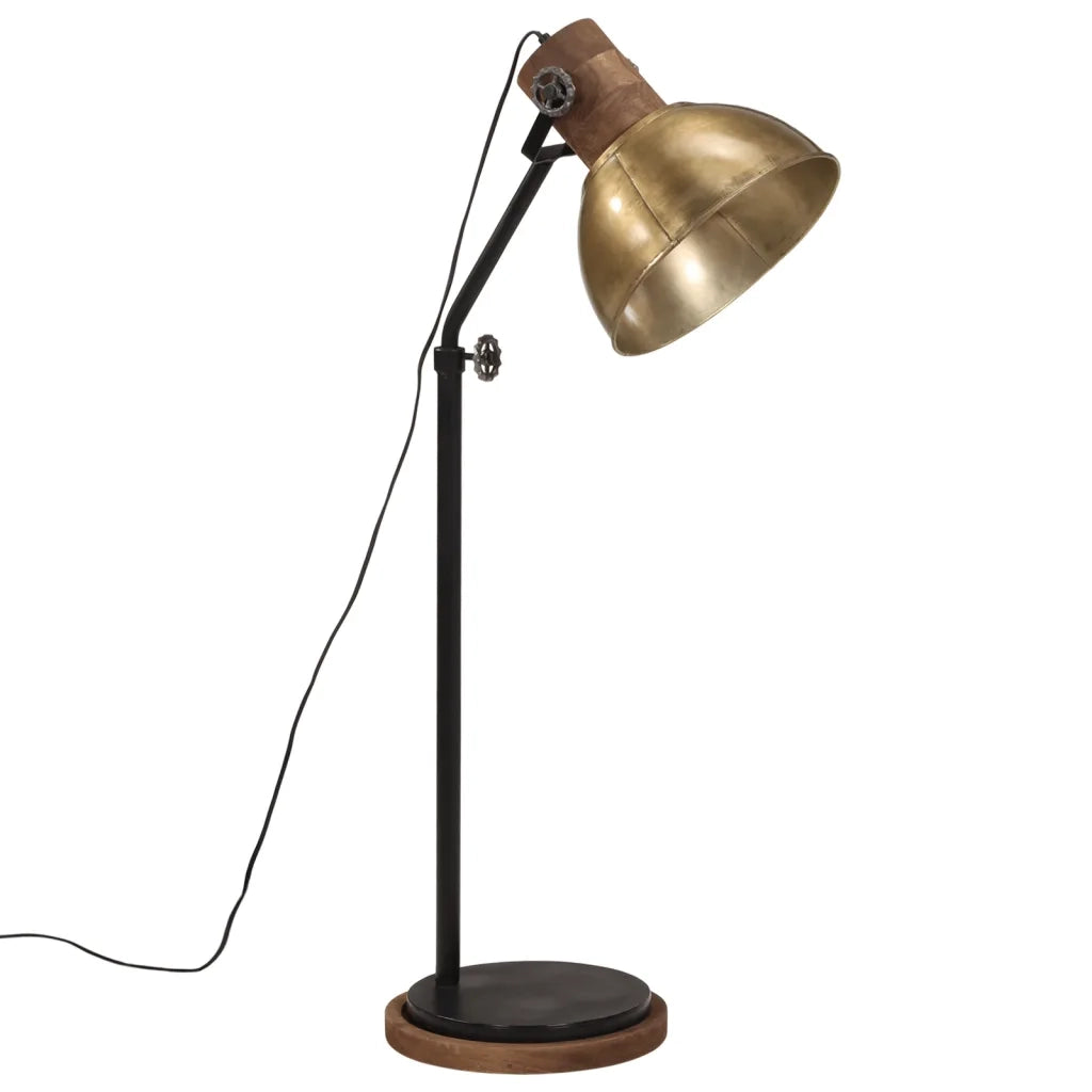 Lampada da Terra 25 W Ottone Anticato 30x30x100-150 cm E27 CFW7287610