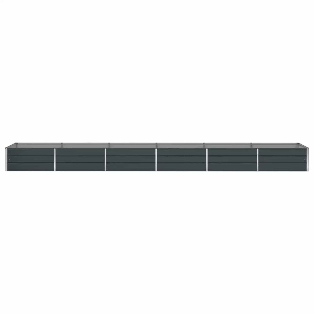 Fioriera Antracite 580 x 100 x 45 cm Acciaio zincato
