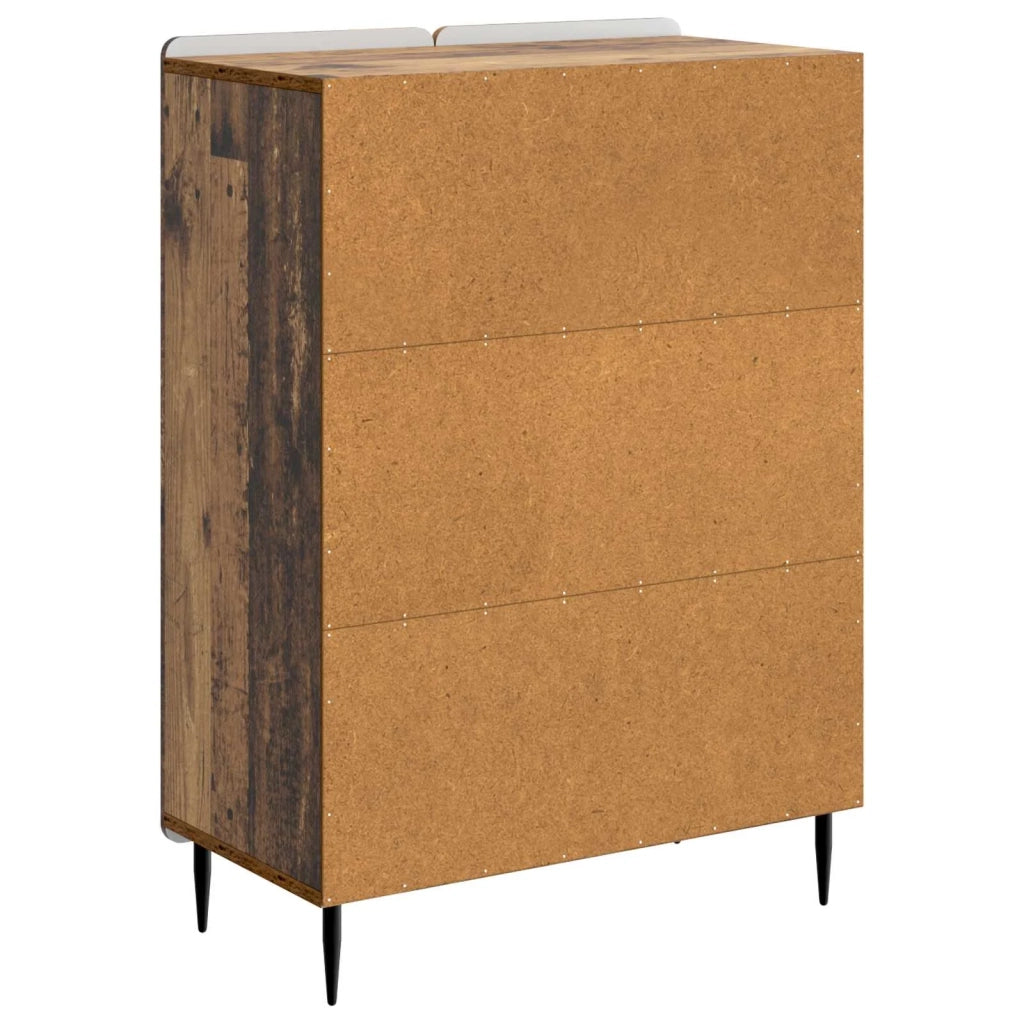 Credenza | Madia | Buffet da pranzo | Armadio da pranzo Legno antico 66 x 34,5 x 92 cm Legno ingegnerizzato