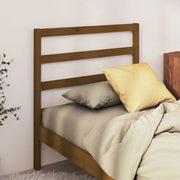 Testiera per Letto ambra 96x4x100 cm in Legno Massello di Pino