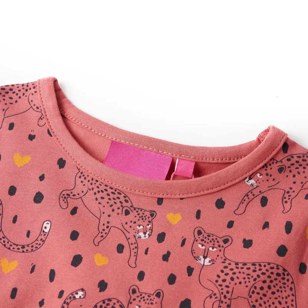 Pigiama da Bambina a Maniche Lunghe Rosa Antico 116 CFW1344217