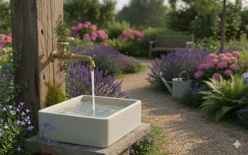 Rubinetto per Fontana da Giardino in Ottone Belfer RUB/007