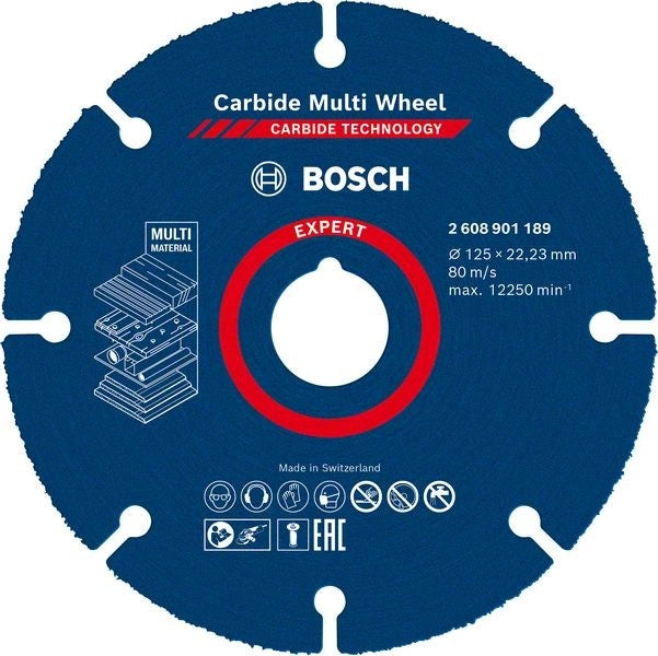 DISCO MULTIMATERIALE D.125mm PER SMERIGLIATRICI - 2608901189