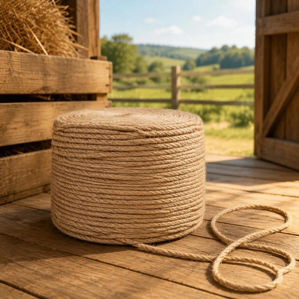 Jute Rope, 100 M Length, 8 Mm Thickness