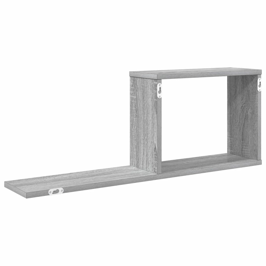 Scaffali flottanti Sonoma grigio 80 x 15 x 30 cm 8012326