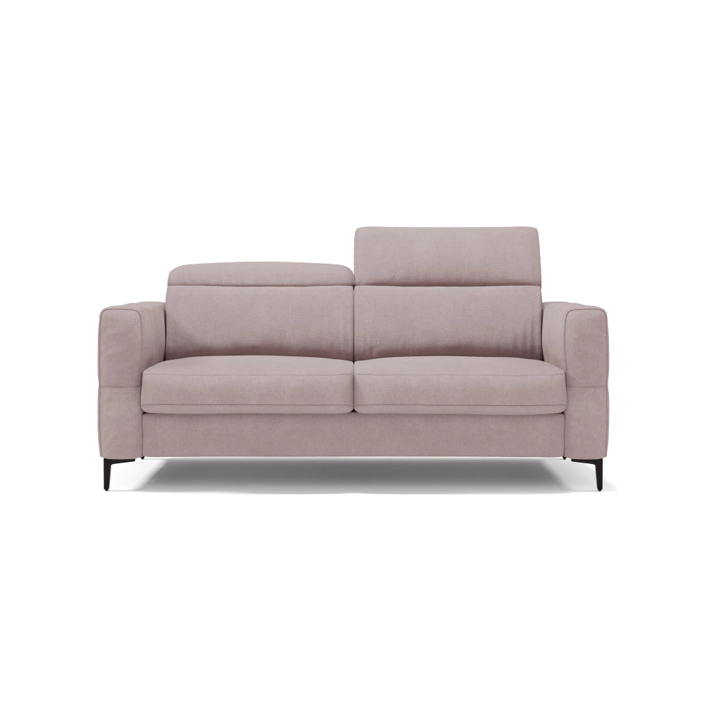Gardenia Divano letto materasso alto 18 cm con poggiatesta reclinabili e rivestimento impermeabile T02 198 cm (mat. 140x197) rosa