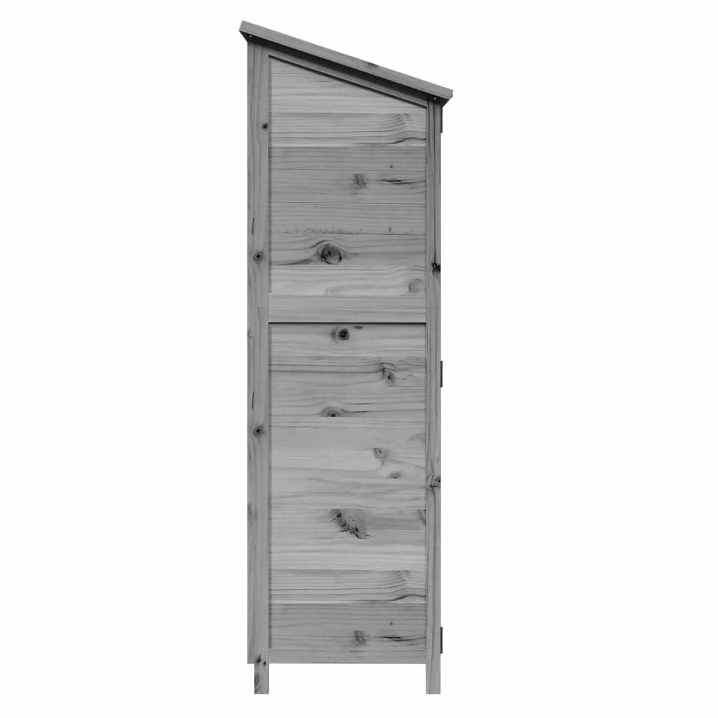 Capanno da Giardino Grigio 59,5 x 56 x 176,5 cm 42033478