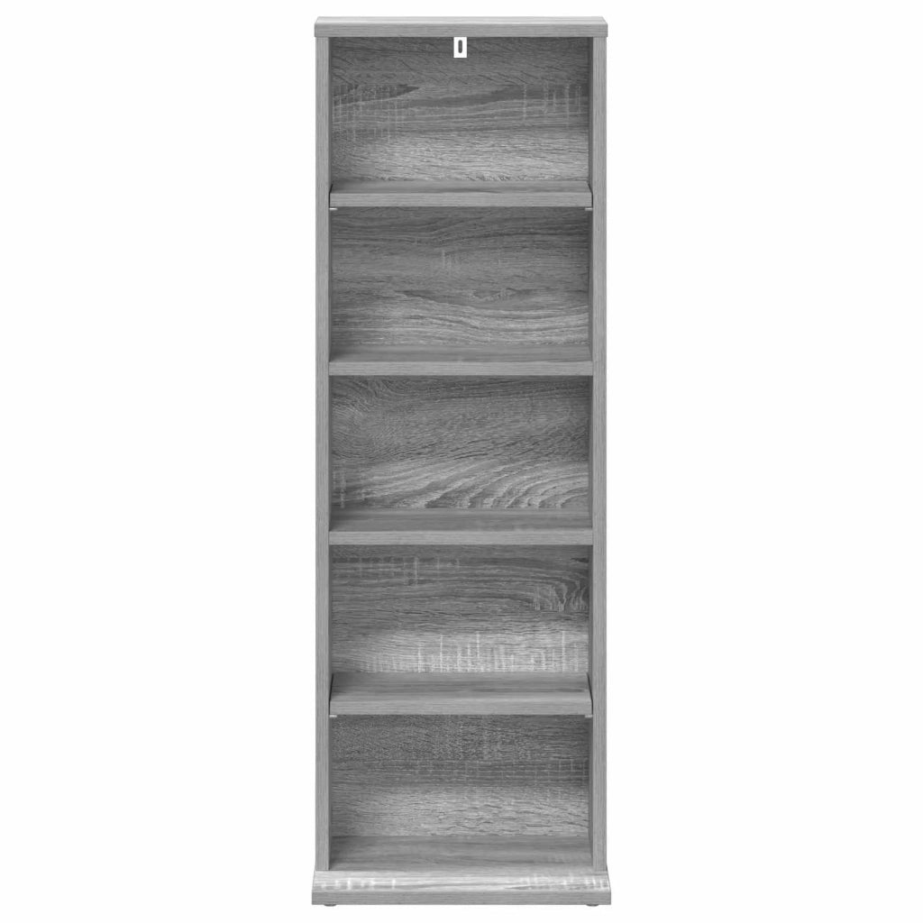 Mobile per CD Sonoma grigio 33 x 23,5 x 97,5 cm 8012700