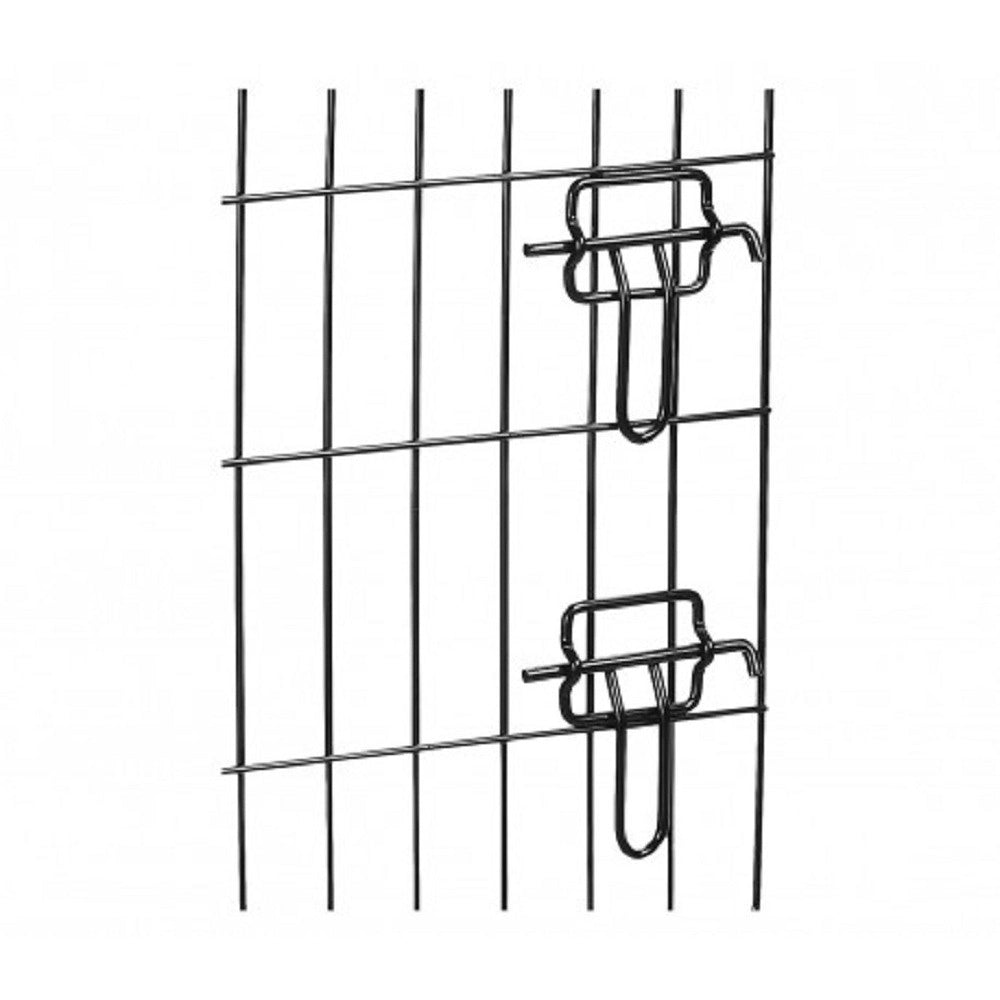 Trade Shop - Gabbia Per Cani Cane In Metallo Nero 96 X 84 X 64 Cm Per Trasporto Con Ruote -