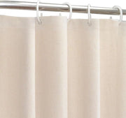 Doccia in lino beige - impermeabile - 200 x 220 cm