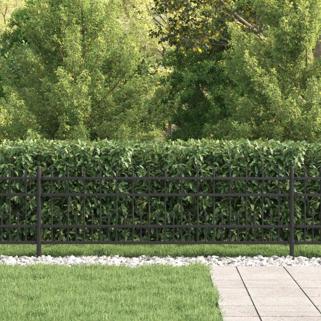 Recinzione da Giardino | Recinzione a anello con picchetti HORST Nero