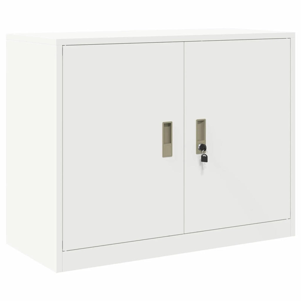 Armadio Bianco 90 x 40 x 70 cm Acciaio CFW4294976