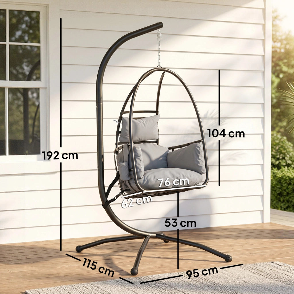 Sedia da pranzo con braccioli imbottita in tessuto grigio scuro ¨C Zephmum ¨C 120 kg