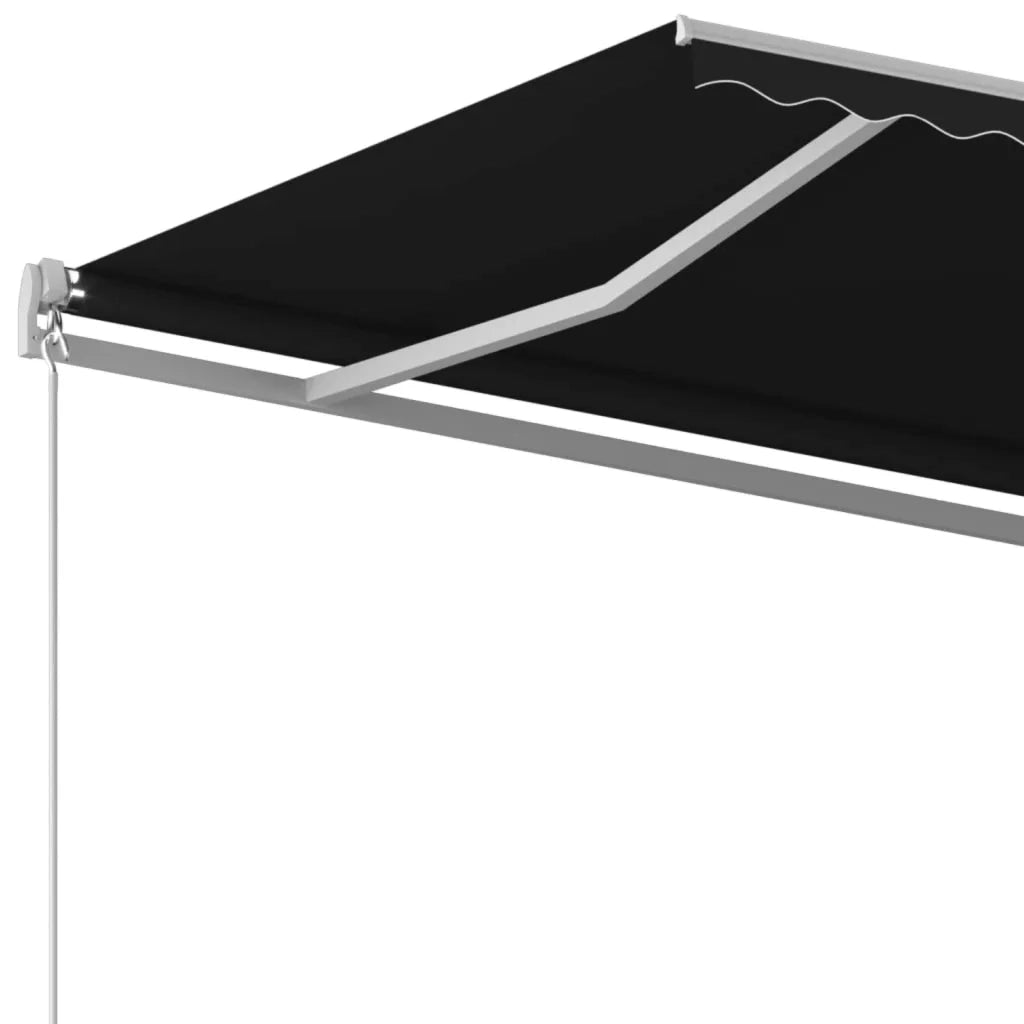 Tenda da Sole Retrattile Manuale 600x350 cm Antracite cod mxl 61078
