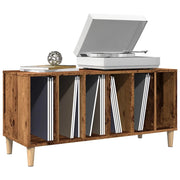 Mobile Porta Dischi Legno Antico 100x38x48 cm Legno Multistrato 857167
