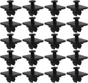 Viti di fissaggio 20 pezzi - Pannello posteriore/Trim - Plastica - Compatibile con Golf/Passat - Numero di riferimento OE WHT005263 - Nero - Viti per auto