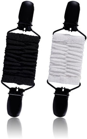 Fibbie per abito 2 pezzi - Fibbie per gonne - Fibbie per cinture - Fibbie per cappotti - Fibbie per giacche - Nero/ Bianco - Poliester/Ferro - Fibbie per gonne