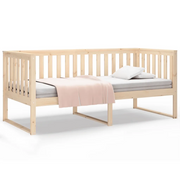 Letto singolo | Letto per adulti | Dormeuse senza Materasso 90x190 cm in Legno Massello di Pino