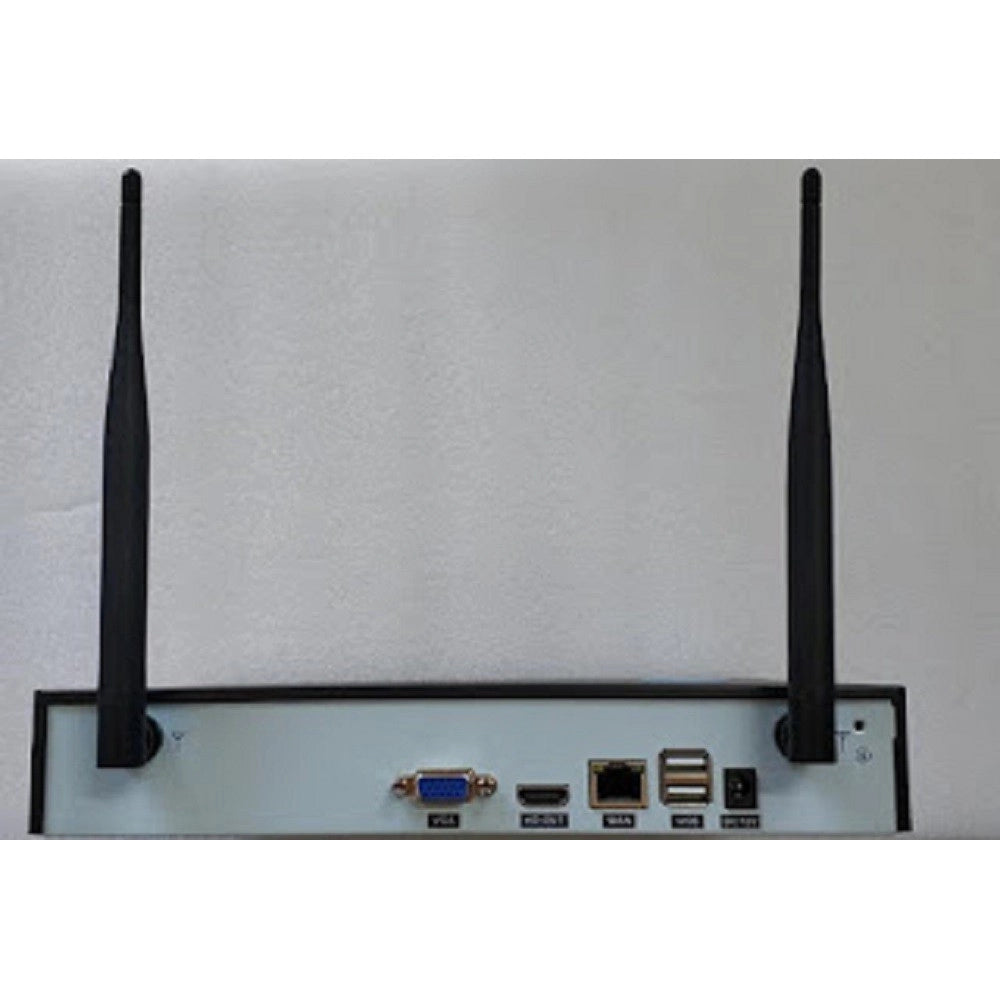 Trade Shop - Kit Dvr Wireless Wifi 4 Canali Sistema Registrazione Cctv Hd 4 Telecamera Q-s4i -