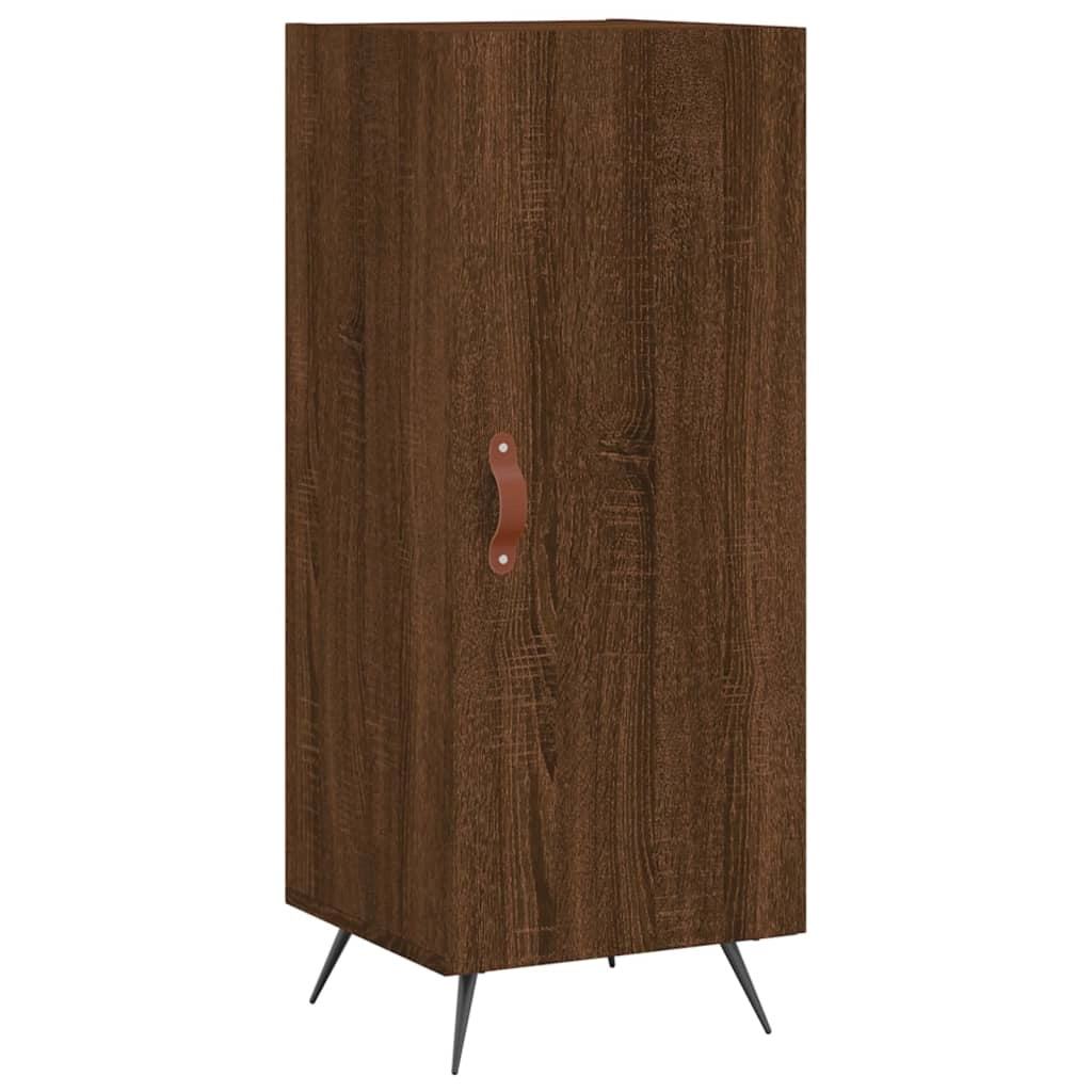 Buffet credenza cassettiera armadio mobile contenitore organizer per cucina soggiorno salotto 34,5 x 34 x 90 cm legno ingegnerizzato marrone 02_0031203