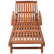 Lettini Prendisole 2 pz con Tavolo in Massello di Acacia 274662