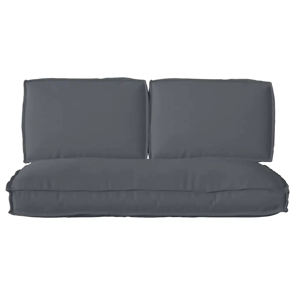 Set di Cuscini 3 pcs Antracite Tessuto Oxford 3402119